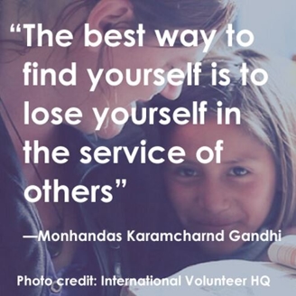 Child and Volunteer Child and Volunteer