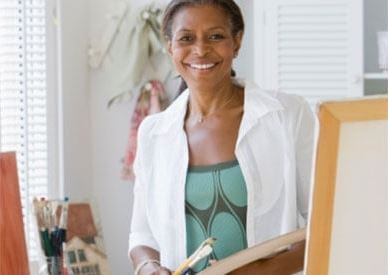 Woman Painting