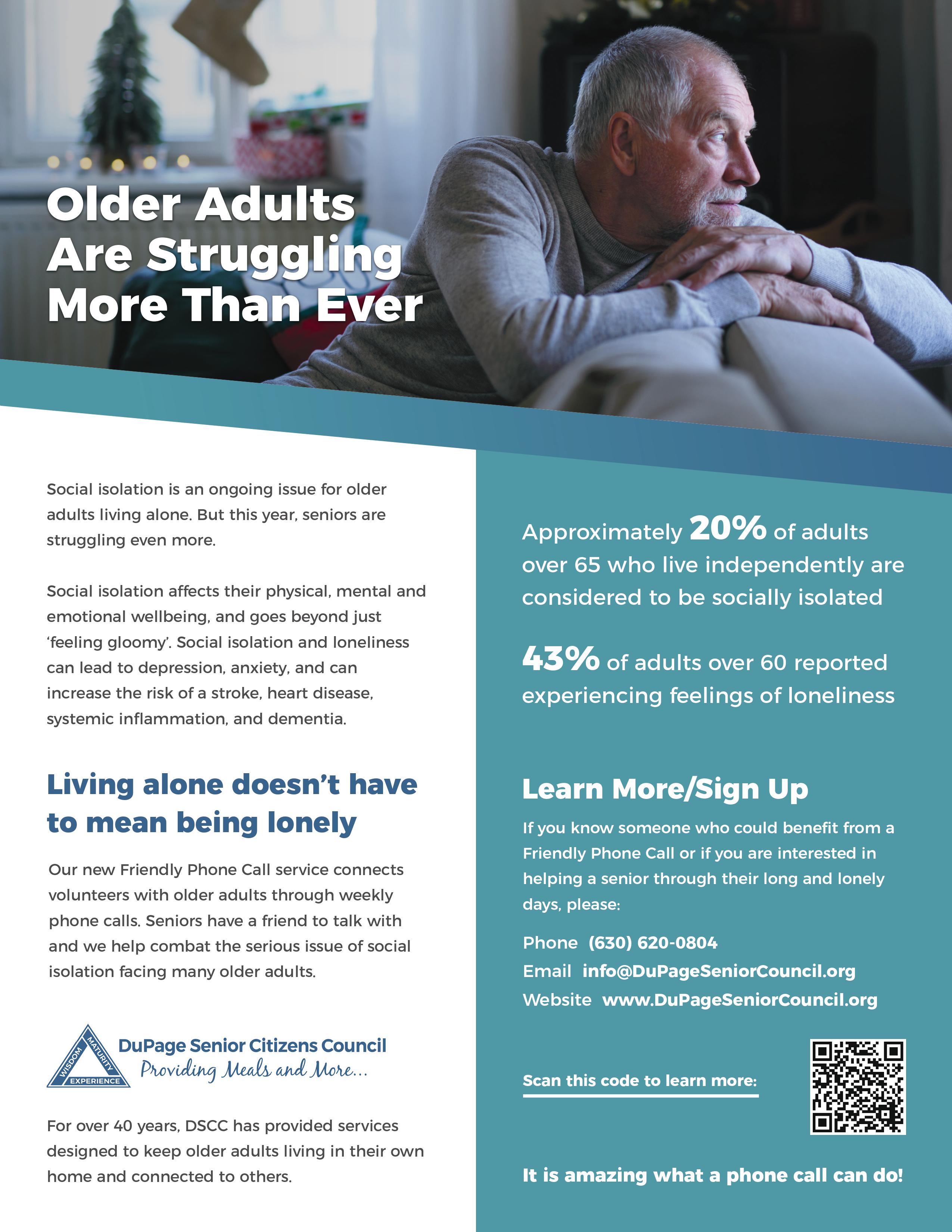 Friendly Phone Call Dupage Senior Citizens Council