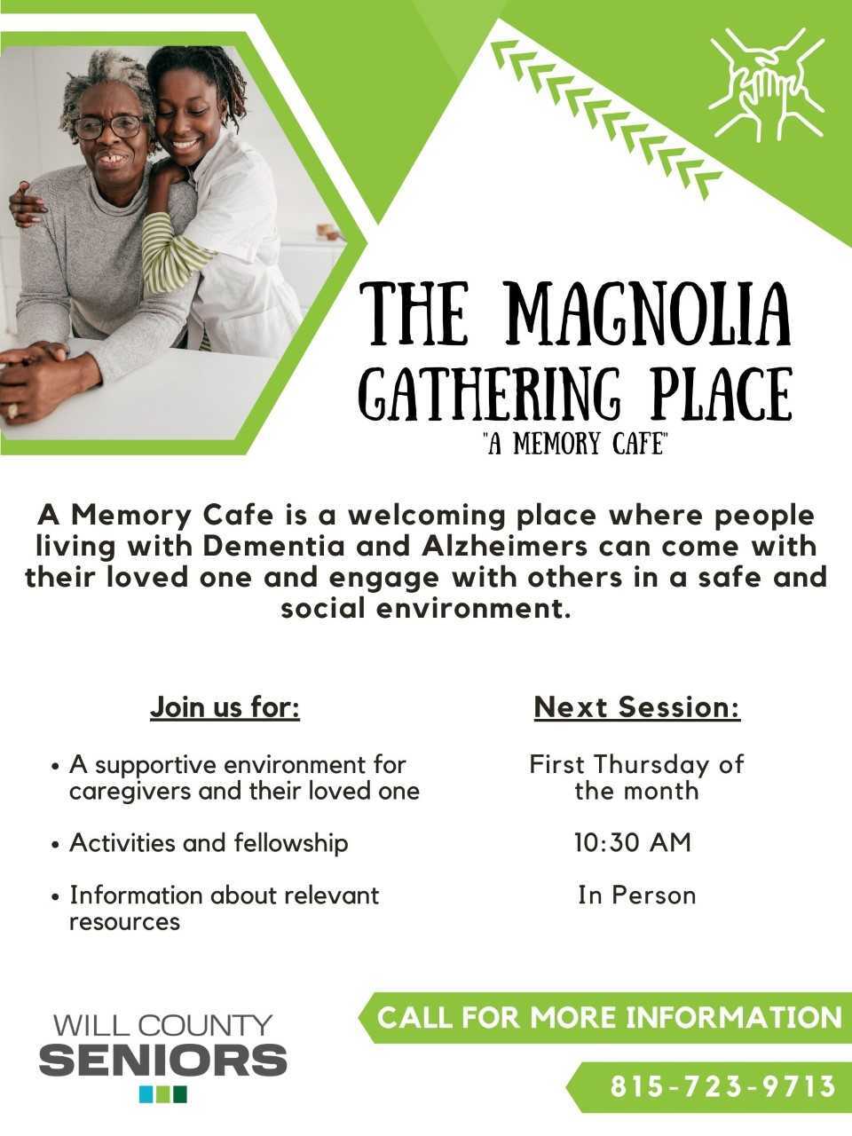 Memory Cafe infographic