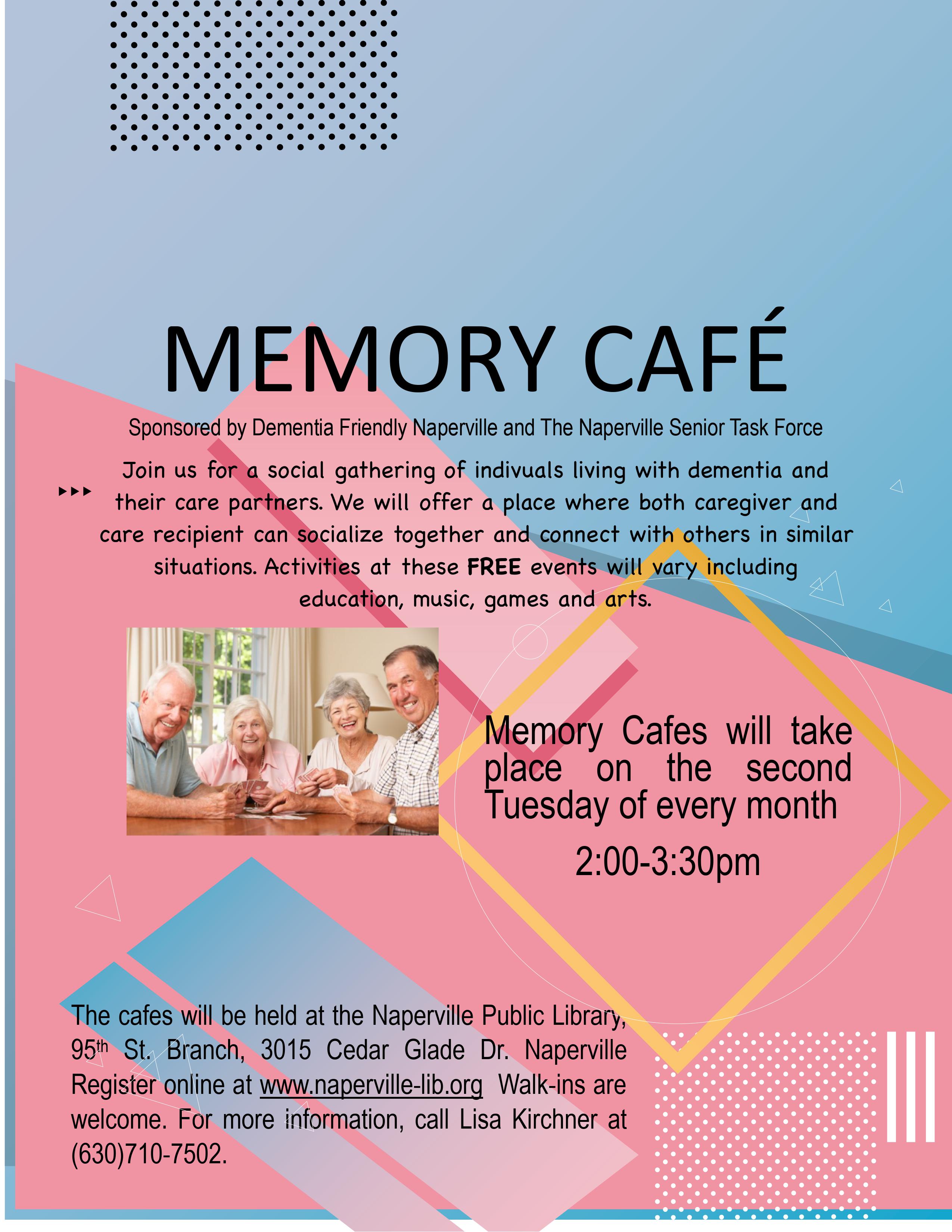 Memory Cafe Event Flyer