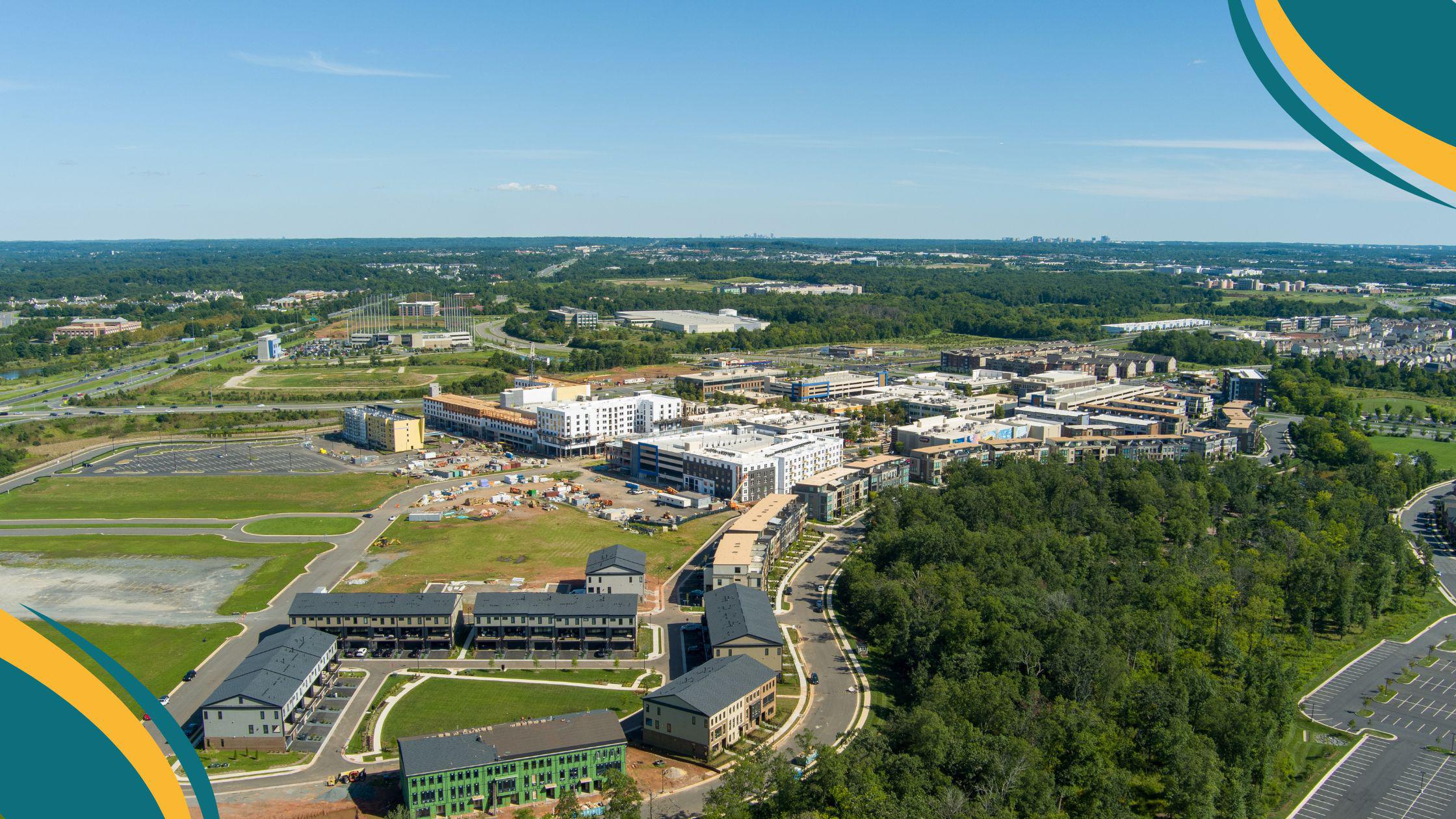 Aerial view of Ashburn