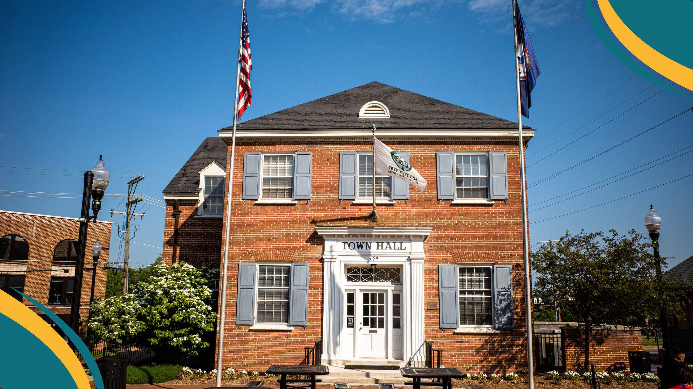 City Hall in Herndon Virginia