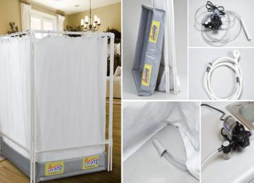 portable shower and other bathing solutions