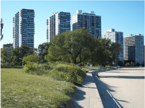 edgewater, chicago skyline