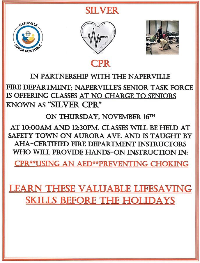 silver cpr flyer
