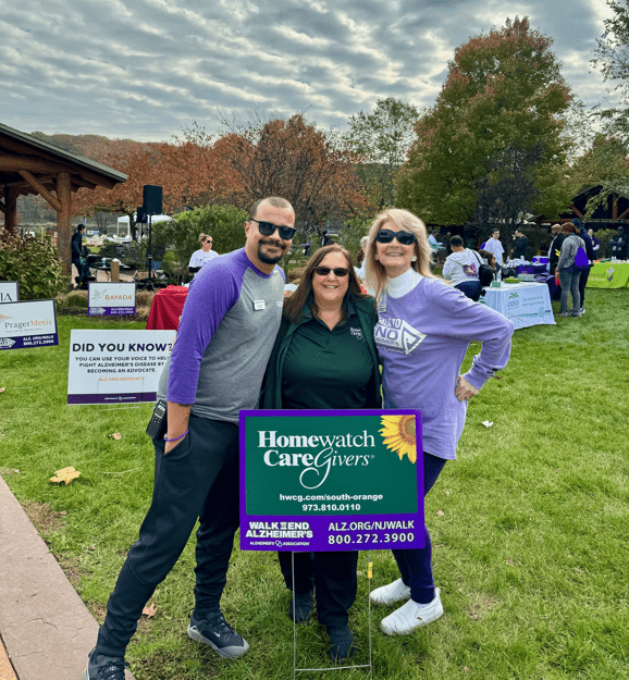 Homewatch Caregivers team at Walk to End Alzheimer's