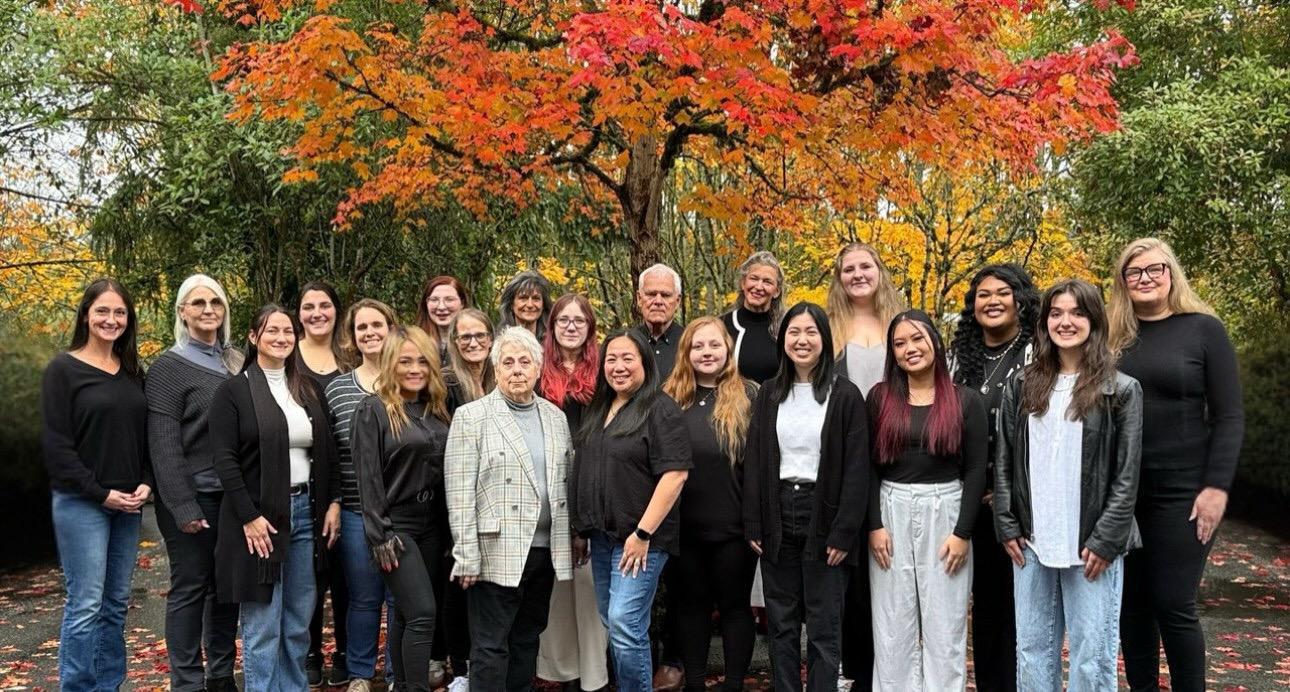 Caregiver helping a woman