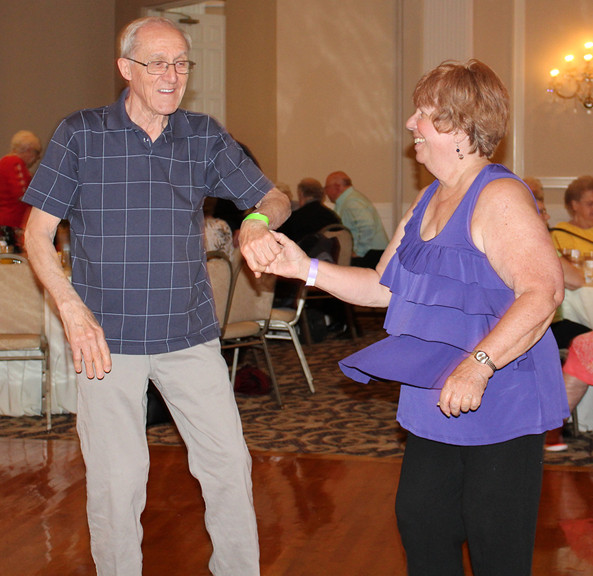 two people dancing