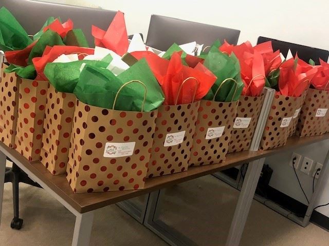 Caregiver gift bags