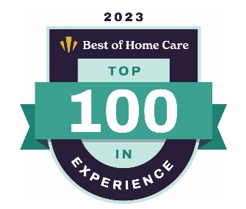 Best of home care top 100 award 2023