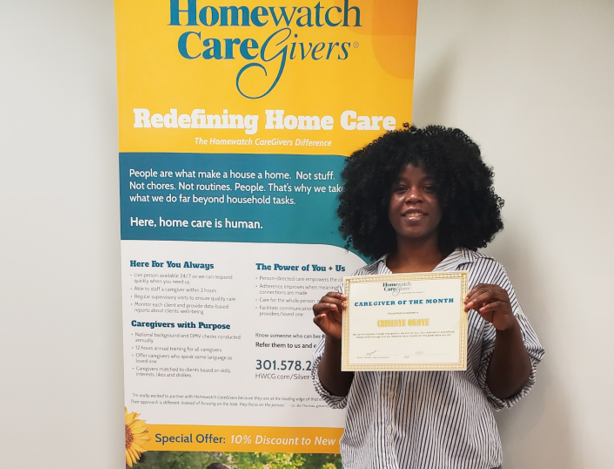 caregiver of the month Chinenye 
